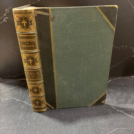 william shakspeare: a biography book, by charles knicht, 1843 Leather image 1