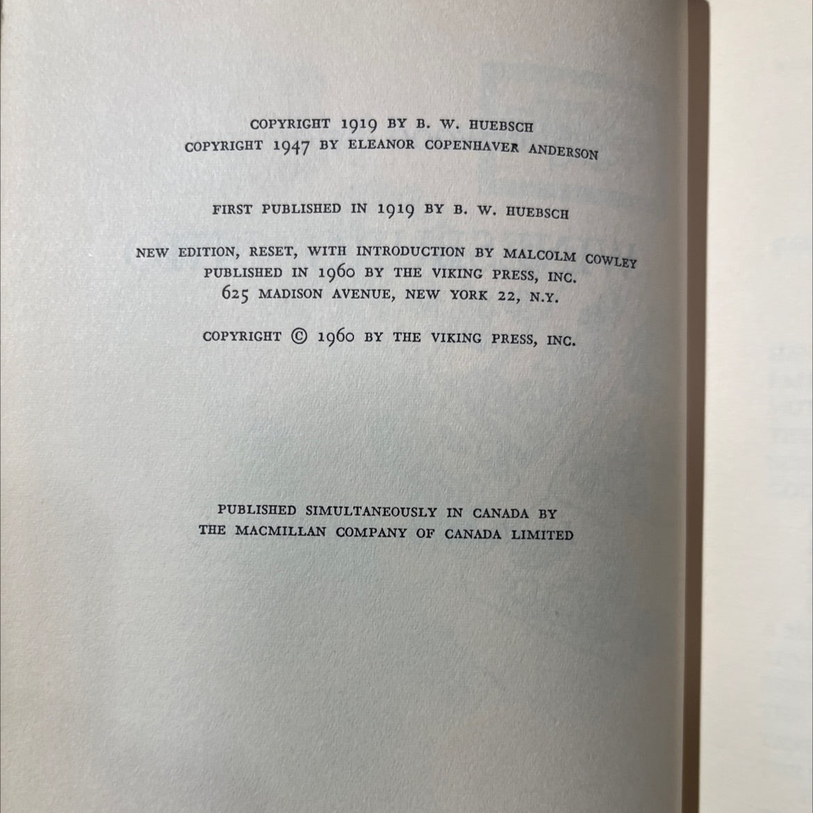 winesburg, ohio book, by sherwood anderson, 1960 Hardcover image 3