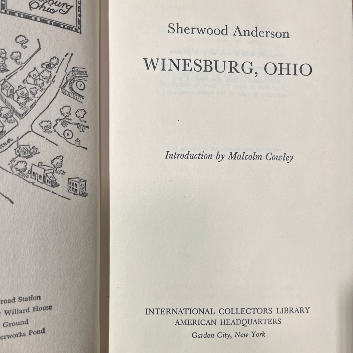 winesburg, ohio book, by sherwood anderson, 1960 Hardcover image 2