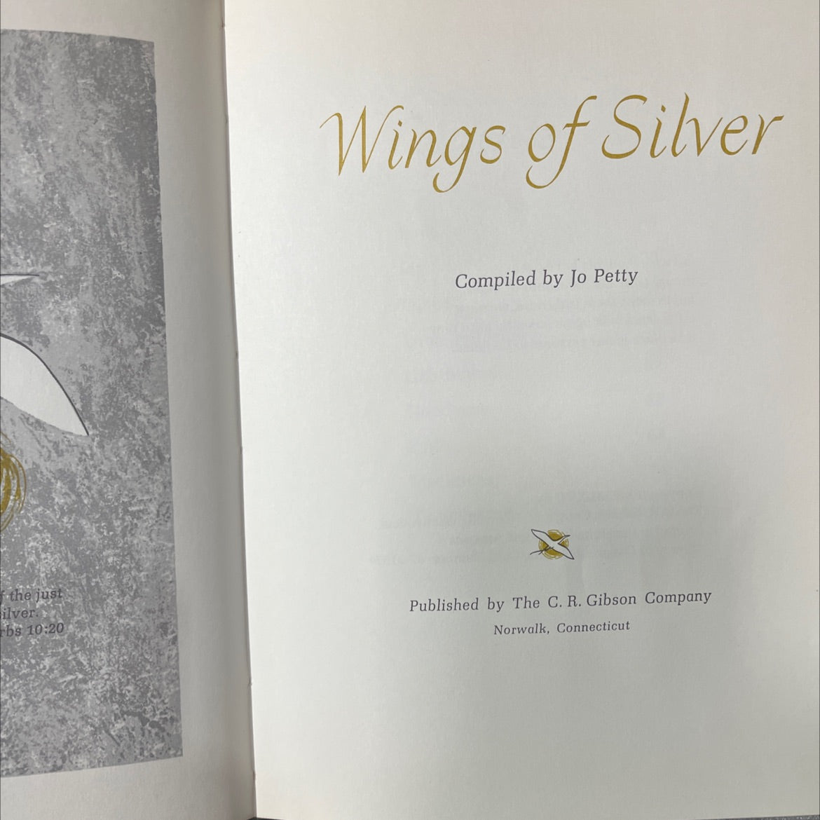wings of silver book, by Jo Petty, 1967 Hardcover image 2