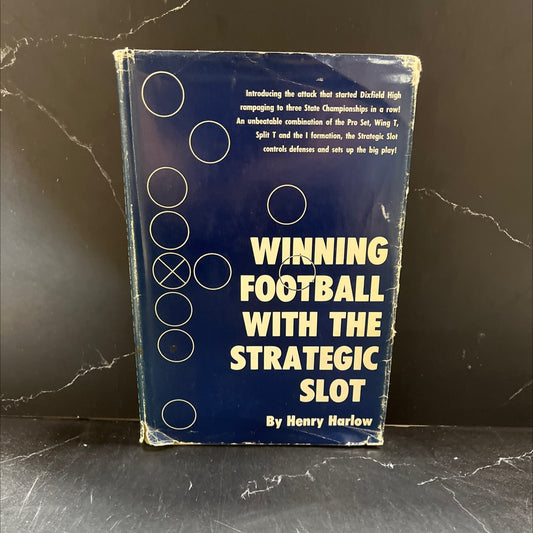 winning football with the strategic slot book, by henry harlow, 1969 Hardcover image 1