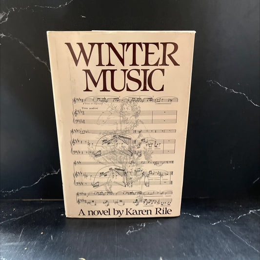 winter music book, by karen rile, 1983 Hardcover image 1