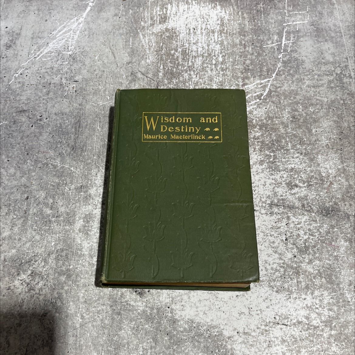 wisdom and destiny book, by maurice maeterlinck, 1906 Hardcover image 1