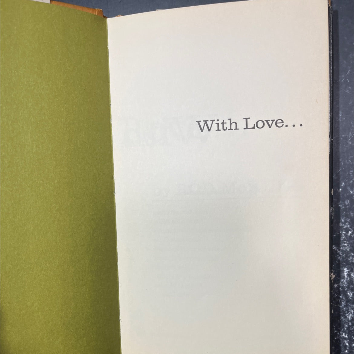 with love book, by unknown, 1970 Hardcover image 2
