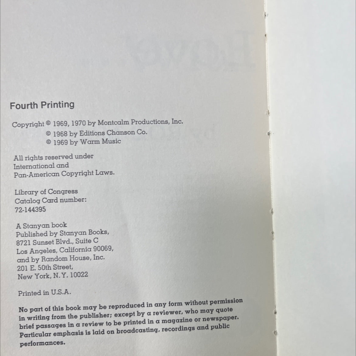 with love book, by unknown, 1970 Hardcover image 3