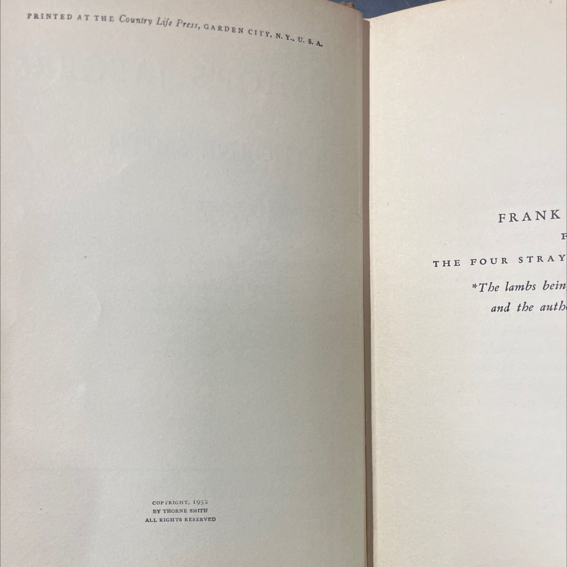 with the bishop's jaegers book, by thorne smith, 1932 Hardcover image 3