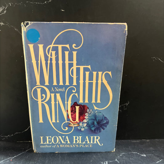 with this ring book, by leona blair, 1984 Hardcover image 1