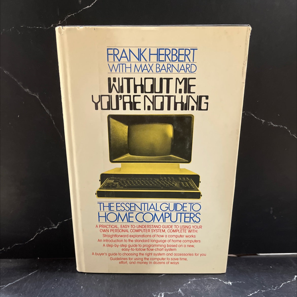 without me you're nothing book, by Frank Herbert, Max Barnard, 1980 Hardcover image 1