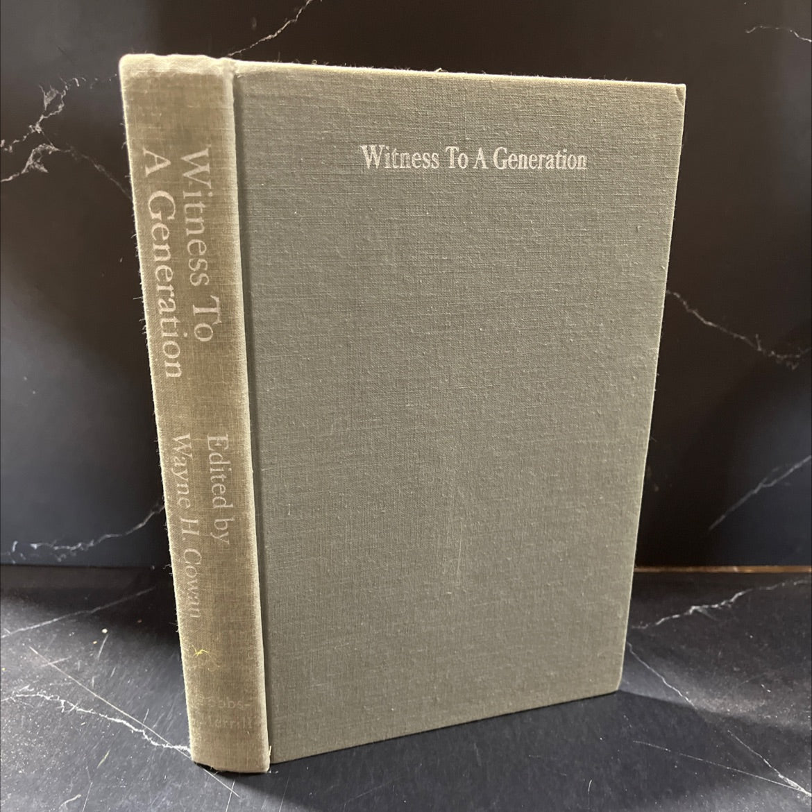 witness to a generation significant writings from christianity and crisis book, by Wayne H. Cowan, 1966 Hardcover image 1