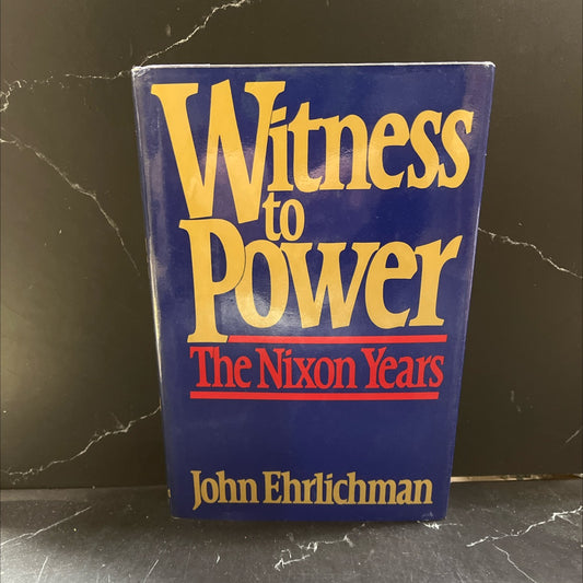 witness to power book, by John Ehrlichman, 1982 Hardcover image 1
