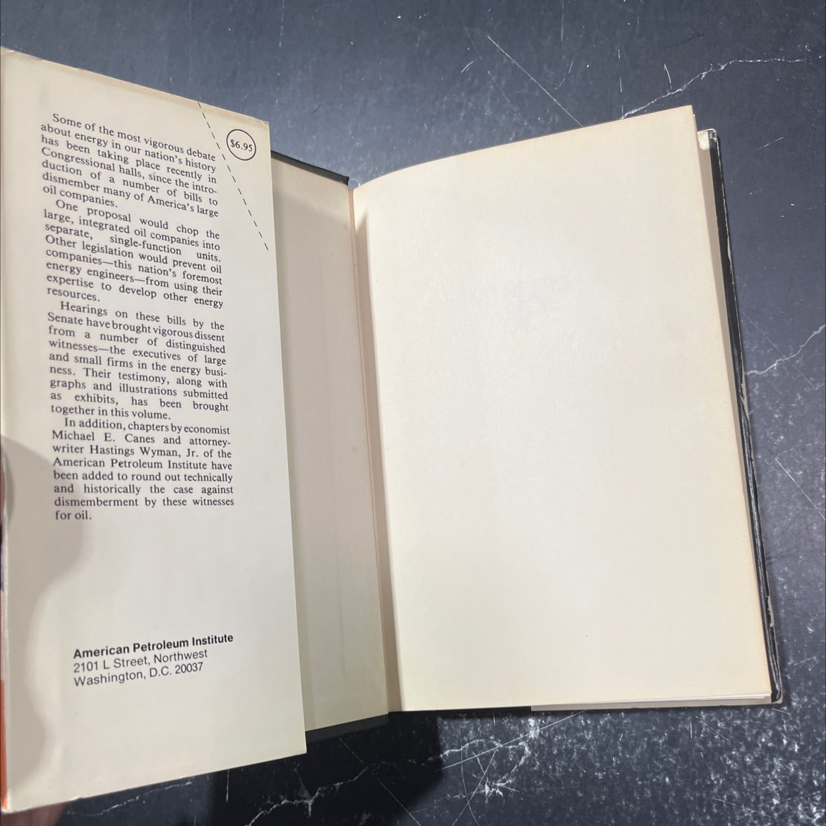 witnesses for oil the case against dismemberment book, by R. J. Boushka; DeWitt Buchanan; Michael E. Canes; Annon M. image 4
