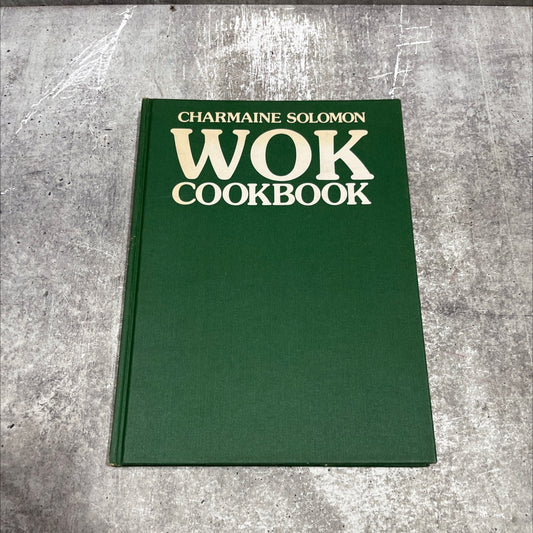 wok cookbook book, by charmaine solomon, 1981 Hardcover image 1