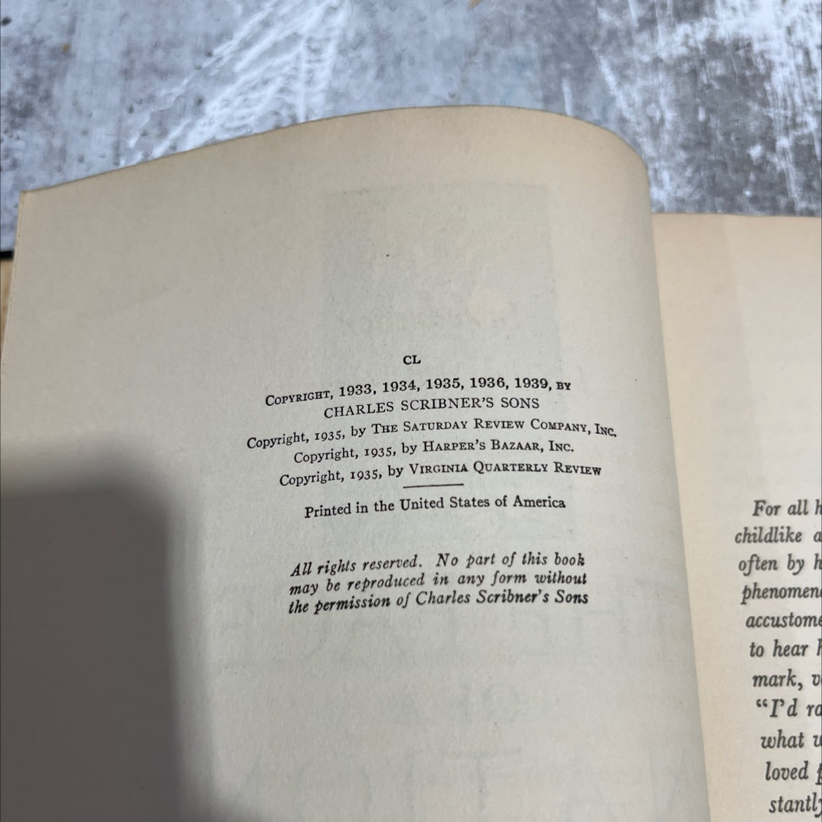 wolfe the face of a nation poetical passages from the writings of thomas wolfe book, by thomas wolfe, 1939 Hardcover image 3