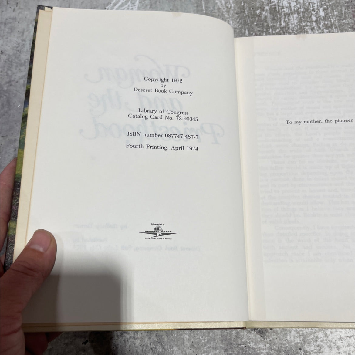 woman and the priesthood book, by rodney turner, 1974 Hardcover image 3