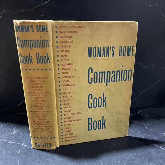 woman's home companion cook book book, by dorothy kirk, 1946 Hardcover image 1