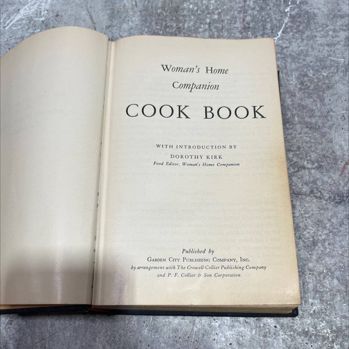woman's home companion cook book book, by dorothy kirk, 1946 Hardcover image 2