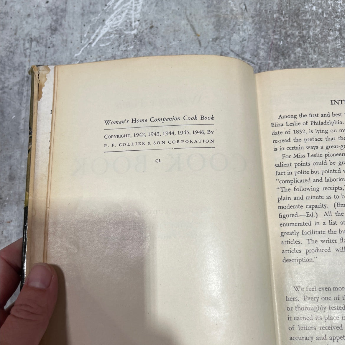 woman's home companion cook book book, by dorothy kirk, 1946 Hardcover image 3