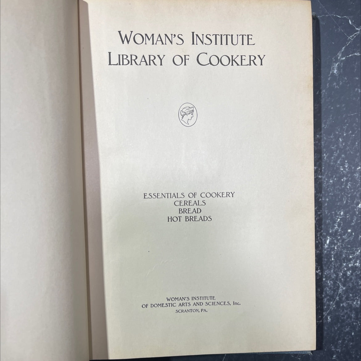 woman's institute library of cookery essentials of cookery cereals bread hot breads book, by woman's institute of image 2