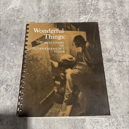 wonderful things: the discovery of tutankhamun's tomb book, by Howard Carter, A. C. Mace, 1979 Paperback image 1