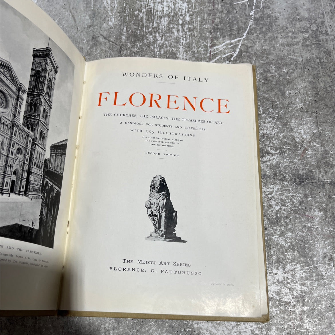 wonders of italy florence the churches the palaces the treasures of art a handbook for students and travellers book, by image 2