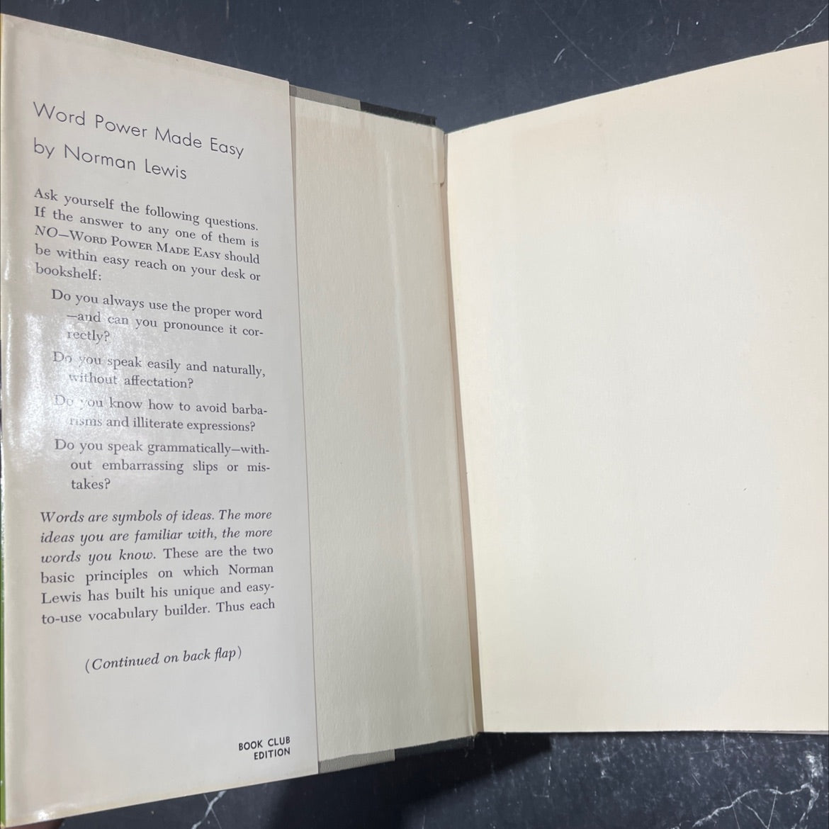 word power made easy book, by norman lewis, 1949 Hardcover image 4
