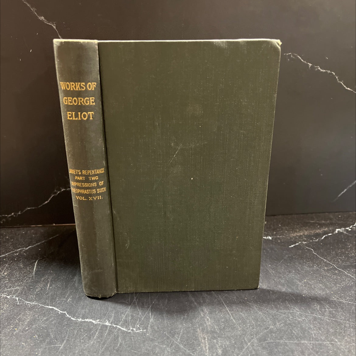 works of george eliot in eighteen volumes janet's repentance (part two) impressions of theophrastus such a college image 1