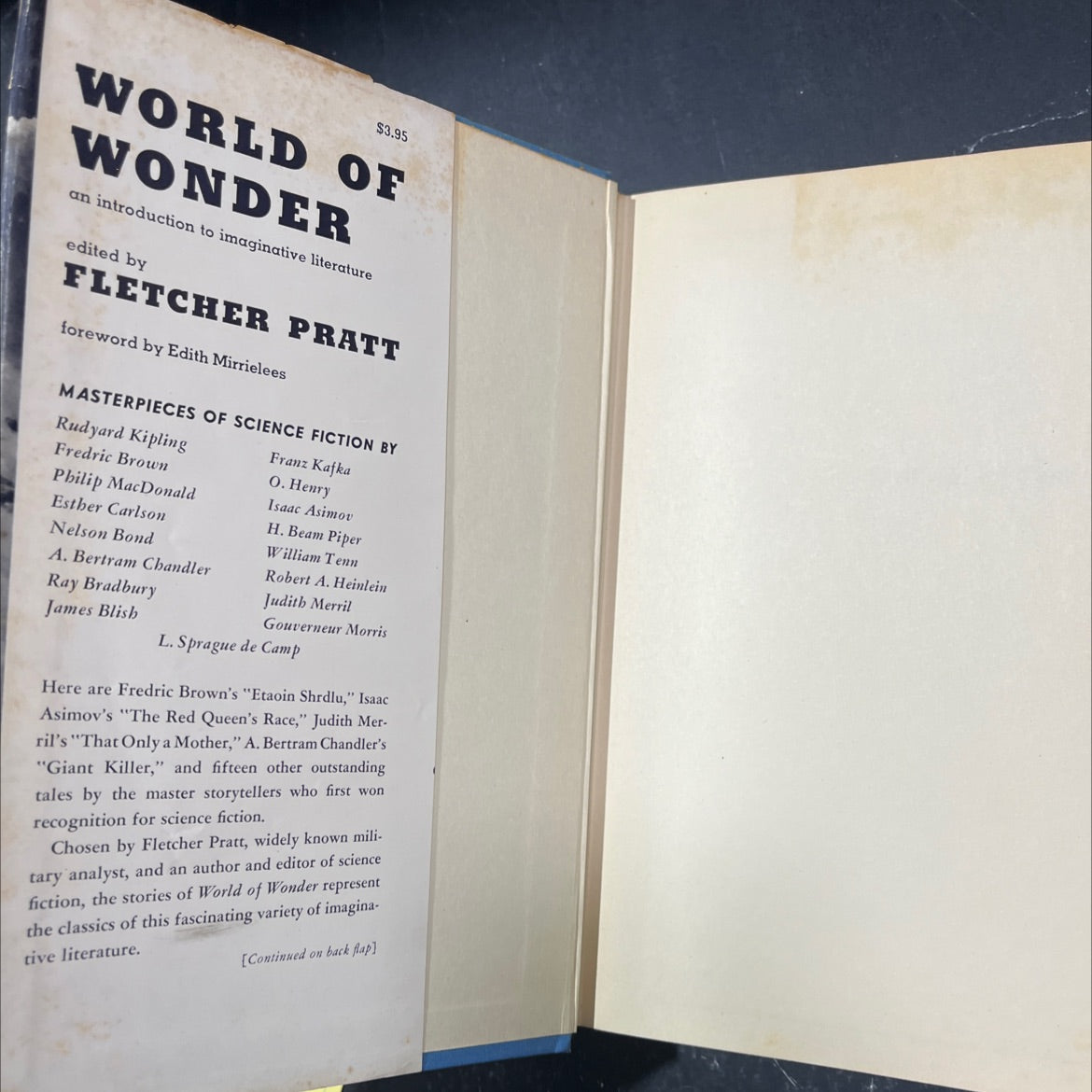world of wonder book, by fletcher pratt, 1951 Hardcover image 4