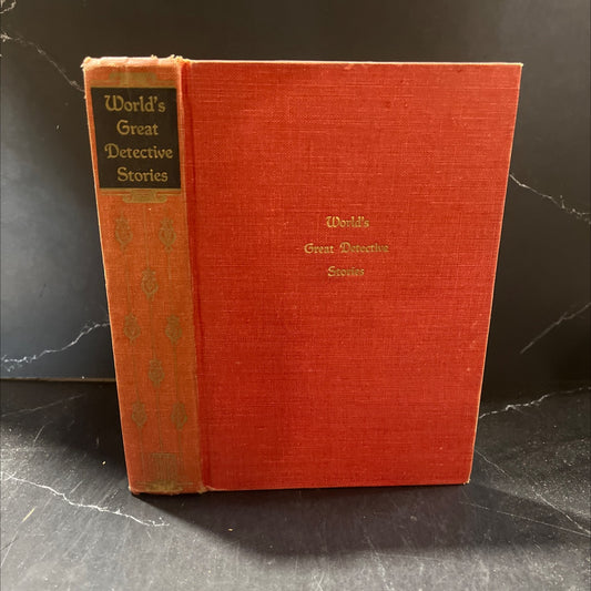 world's great detective stories book, by unknown, 1928 Hardcover image 1