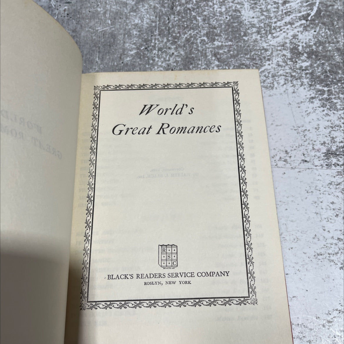 world's great romances book, by unknown, 1929 Hardcover image 2