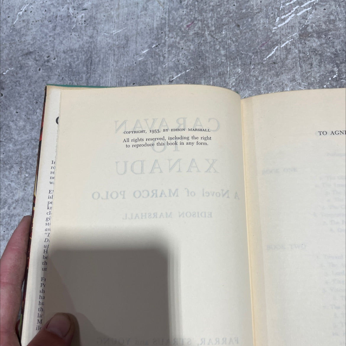 xot mavarad caravan tipis odt sin - το adgh a xanadu a novel of marco polo book, by edison marshall, 1953 Hardcover image 3