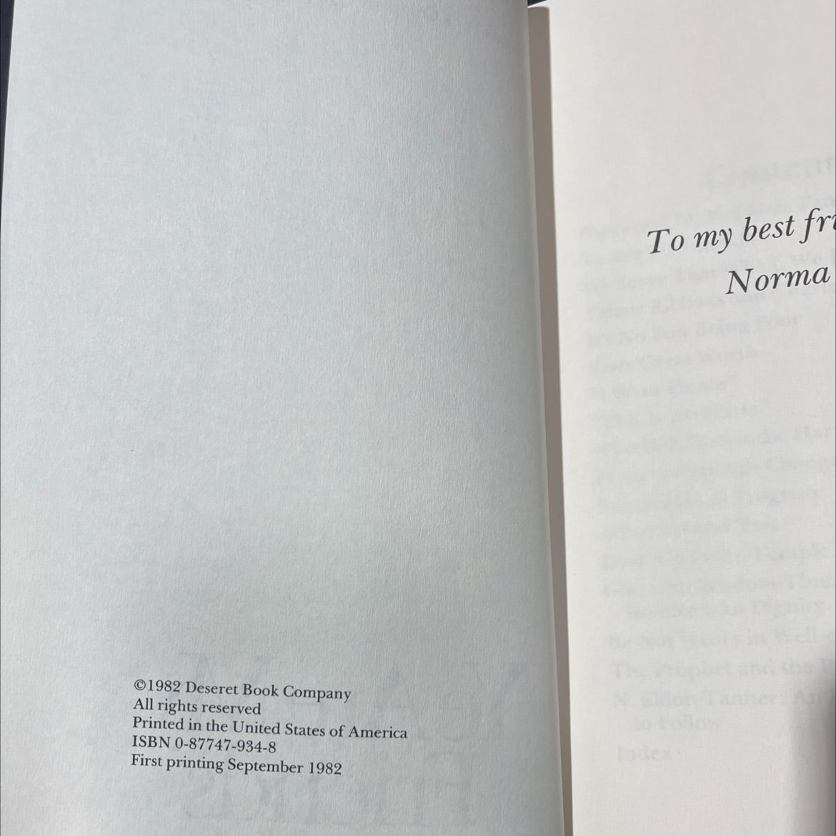 ye are my friends book, by marvin j. ashton, 1982 Hardcover image 3