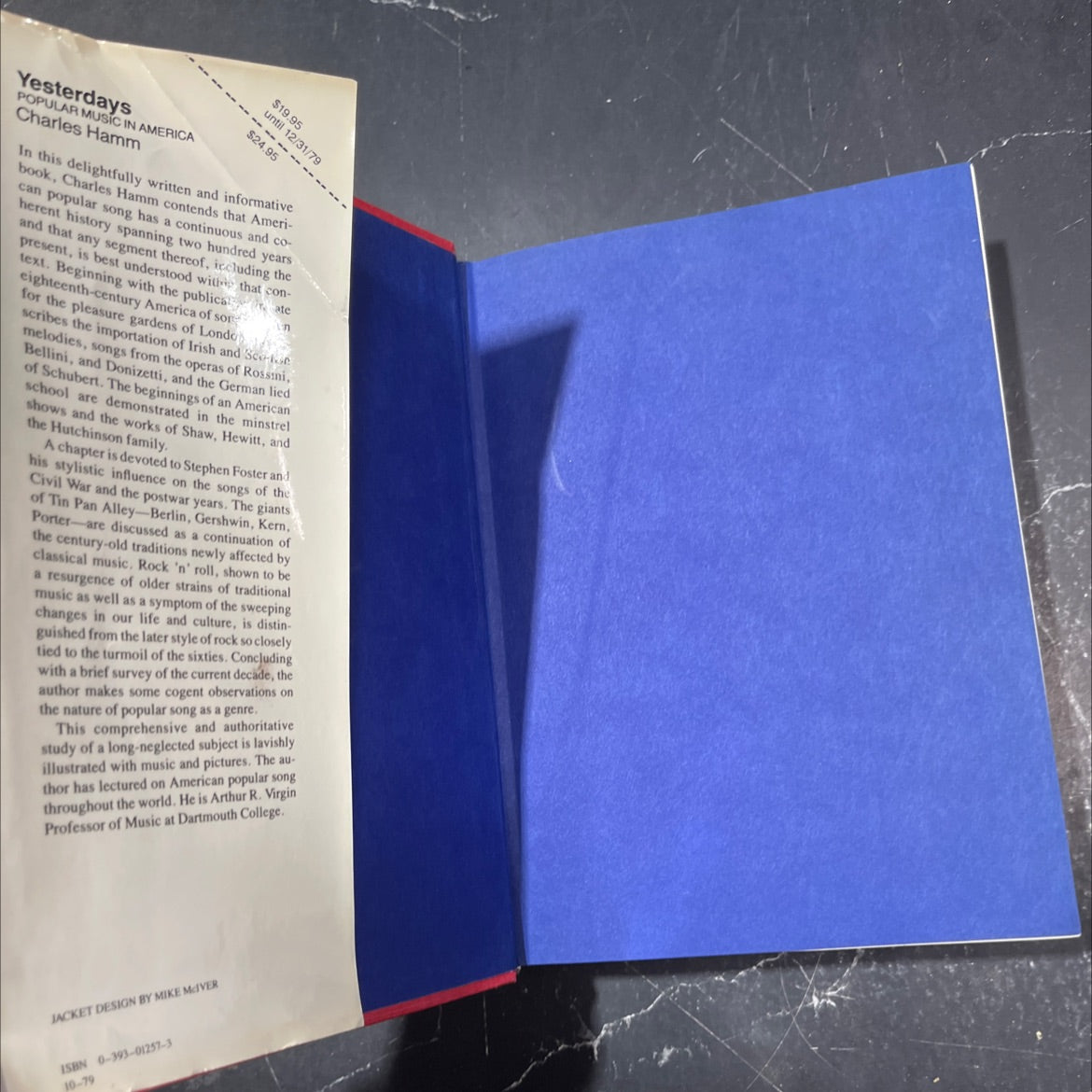 yesterdays popular song in america book, by charles hamm, 1979 Hardcover image 4