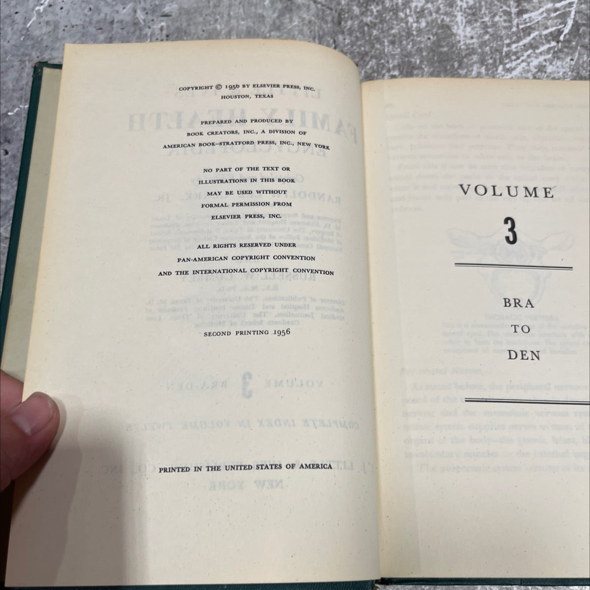 yima you little & ives family health encyclopedia book, by randolph lee clark, jr., russell w. cumley, 1956 Hardcover image 3