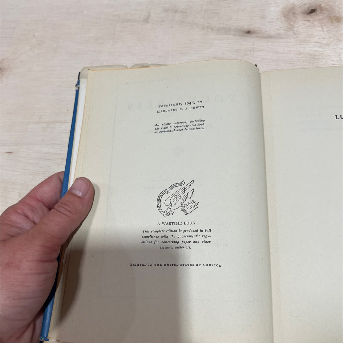 young bess book, by margaret irwin, 1945 Hardcover image 3