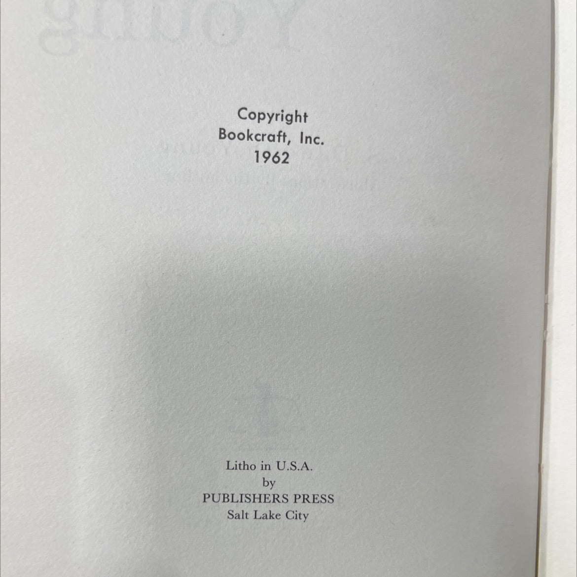 young brigham young book, by s. dilworth young, 1962 Hardcover image 3