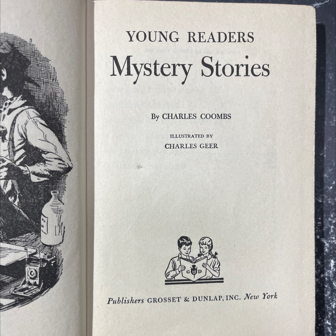 young readers mystery stories book, by charles coombs, 1951 Hardcover image 2