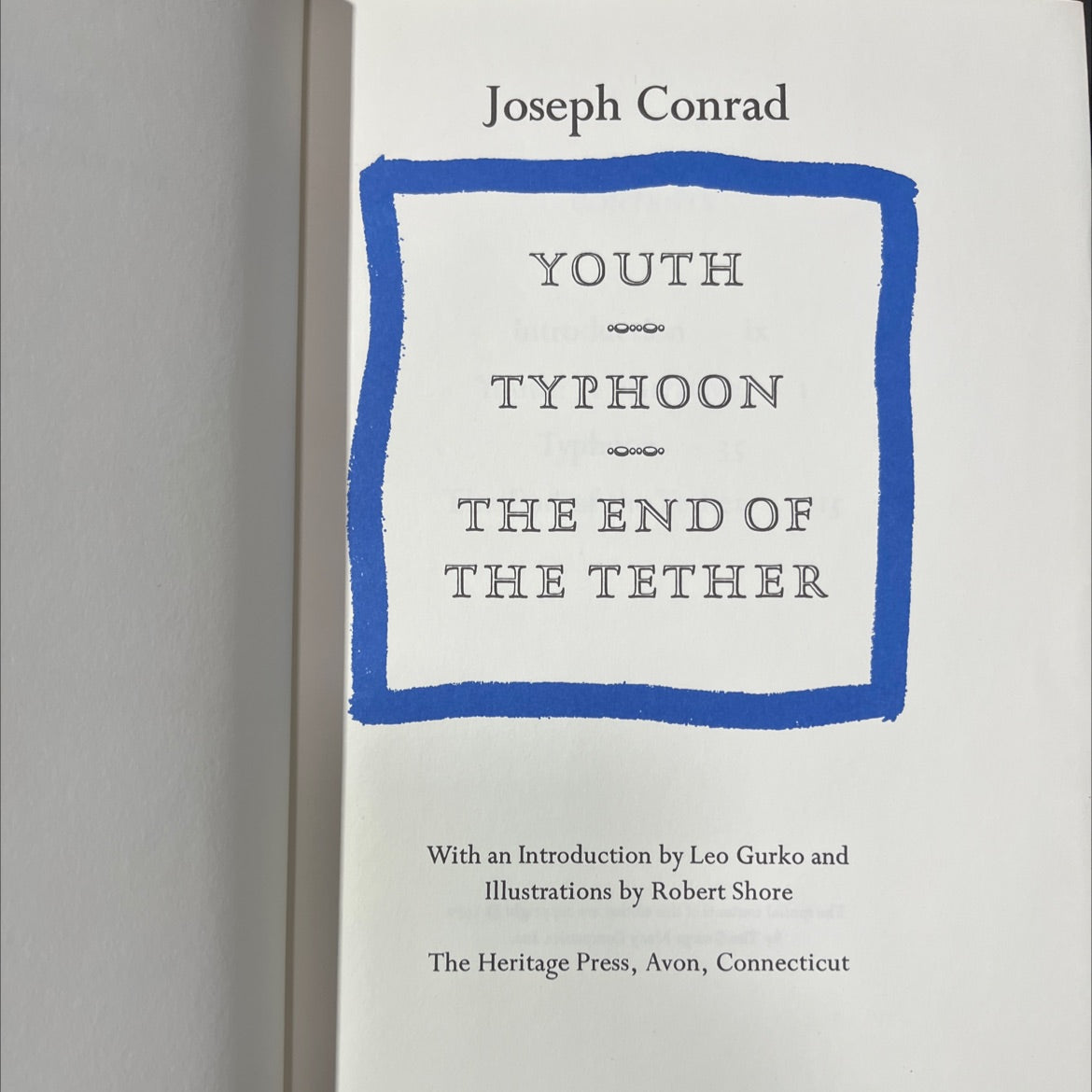 youth, typhoon, the end of the tether book, by joseph conrad, 1972 Hardcover image 2