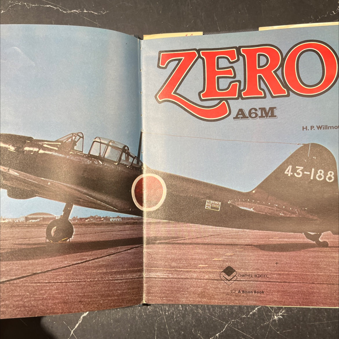 zero a6m book, by H. P. Willmo, 1980 Hardcover image 2