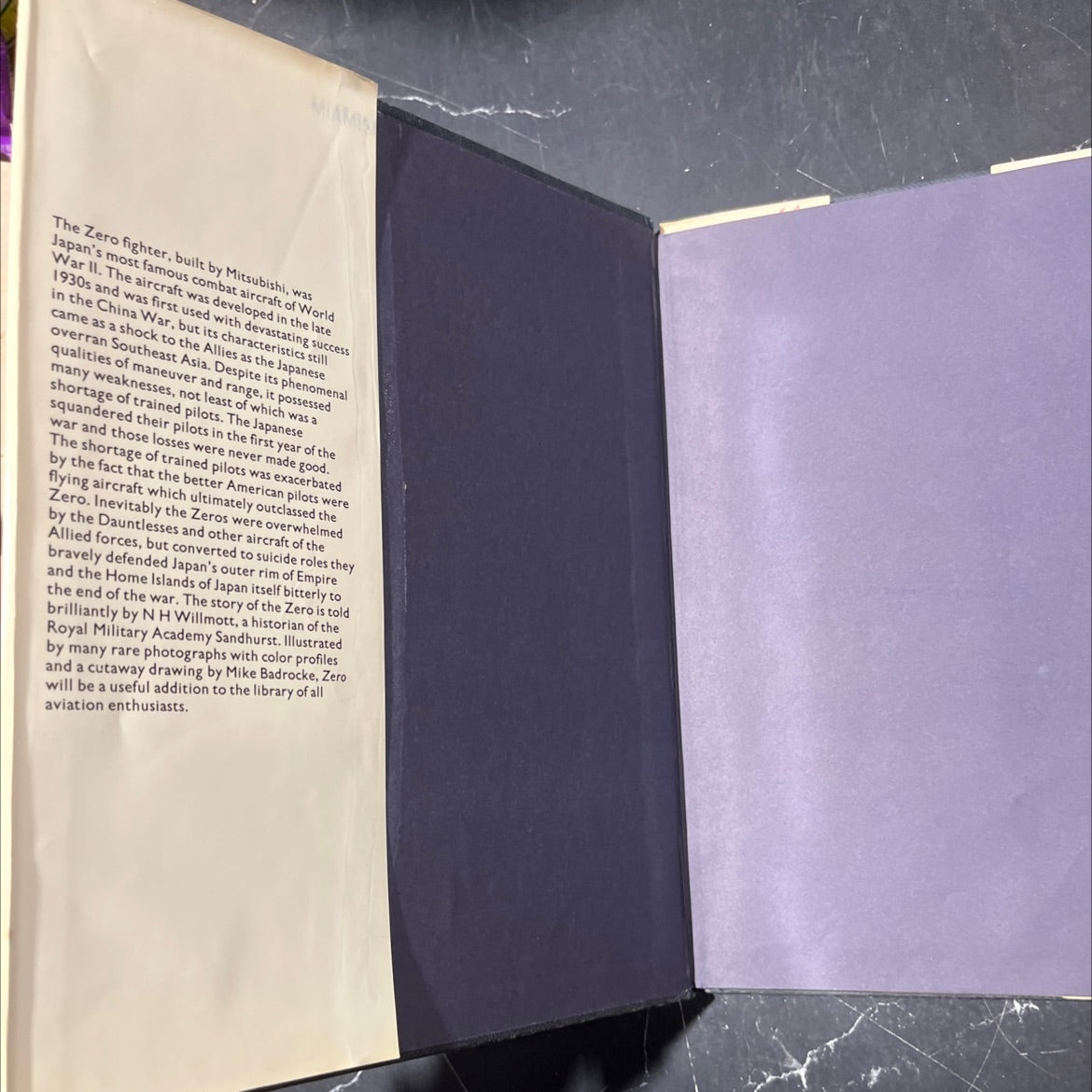 zero a6m book, by H. P. Willmo, 1980 Hardcover image 4