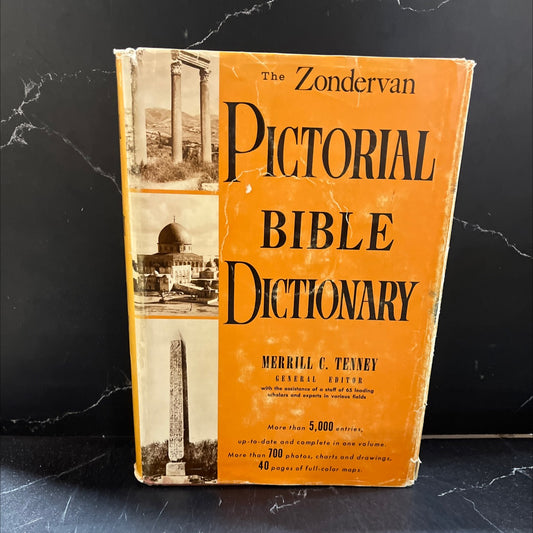 zondervan pictorial bible dictionary book, by merrill c. tenney, 1964 Hardcover image 1