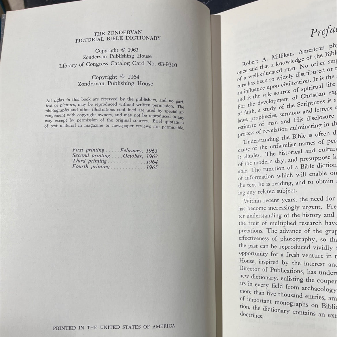 zondervan pictorial bible dictionary book, by merrill c. tenney, 1964 Hardcover image 3